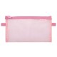 Пенал-конверт BRAUBERG, сетка, 22x10 см, розовый, 272238