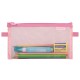 Пенал-конверт BRAUBERG, сетка, 22x10 см, розовый, 272238