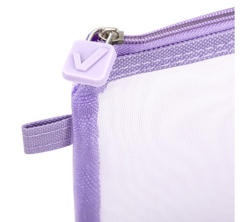 Пенал-конверт BRAUBERG, сетка, 22x10 см, фиолетовый, 272239