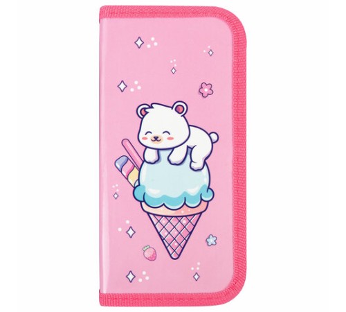 Пенал ПИФАГОР, 1 отделение, ламинированный картон, 19х9 см, 