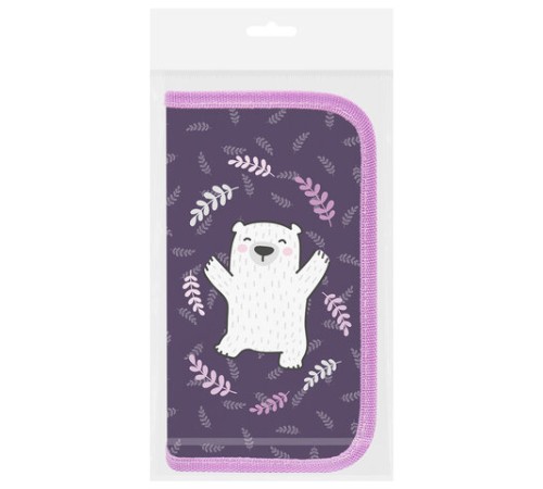 Пенал ПИФАГОР, 2 отделения, ламинированный картон, 19х11 см, 