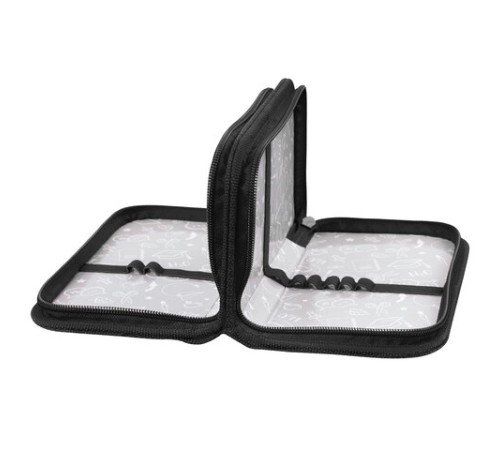 Пенал ПИФАГОР, 2 отделения, ламинированный картон, 19х11 см, 