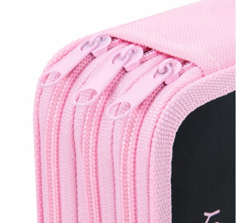 Пенал ПИФАГОР, 3 отделения, ламинированный картон, 19х11 см, 