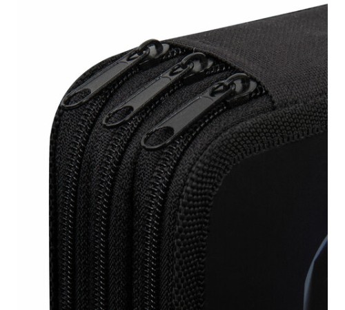 Пенал ПИФАГОР, 3 отделения, ламинированный картон, 19х11 см, 