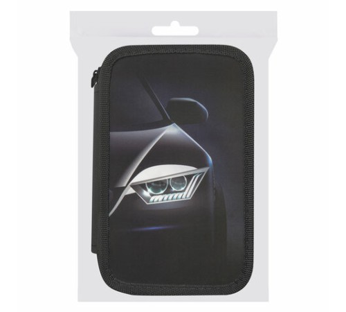 Пенал ПИФАГОР, 3 отделения, ламинированный картон, 19х11 см, 