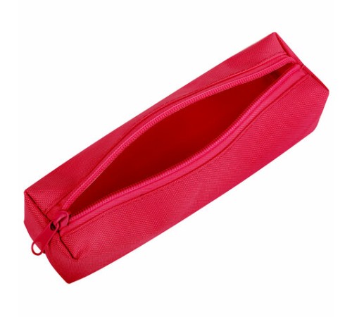 Пенал-тубус ПИФАГОР на молнии, ткань, красный, 20х5 см, 272256