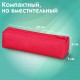 Пенал-тубус ПИФАГОР на молнии, ткань, красный, 20х5 см, 272256