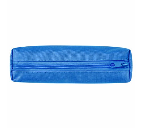 Пенал-тубус ПИФАГОР на молнии, ткань, синий, 20х5 см, 272257