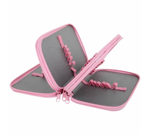 Пенал ЮНЛАНДИЯ, 3 отделения, картон с эффектом soft-touch, 19х11 см, 