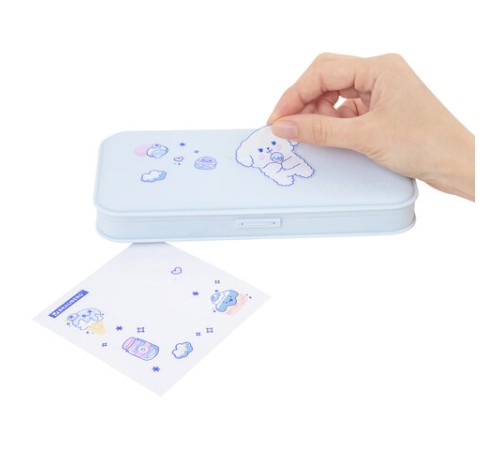 Пенал пластиковый BRAUBERG, пастельный голубой, С НАКЛЕЙКАМИ, 21х9х3 см, 272272