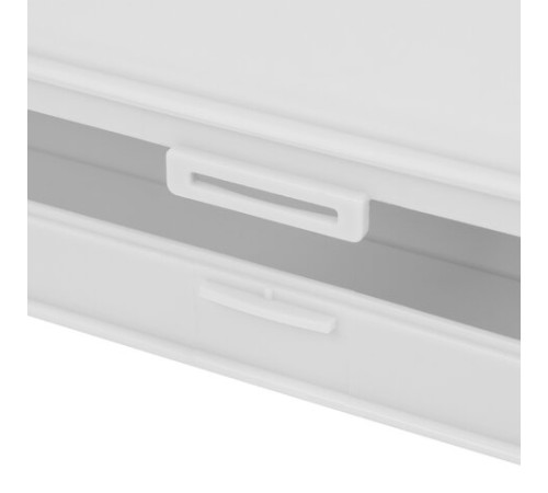 Пенал пластиковый BRAUBERG, серый, С НАКЛЕЙКАМИ, 21х9х3 см, 272273