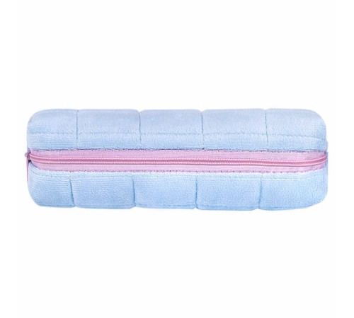 Пенал BRAUBERG, мех, 21х6х6 см, голубой/розовый, 272279