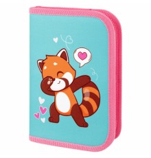 Пенал ПИФАГОР, 1 отделение, полиэстер, 19х13 см, 