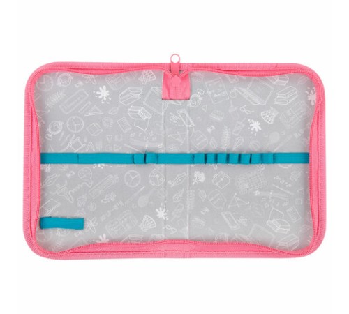 Пенал ПИФАГОР, 1 отделение, полиэстер, 19х13 см, 