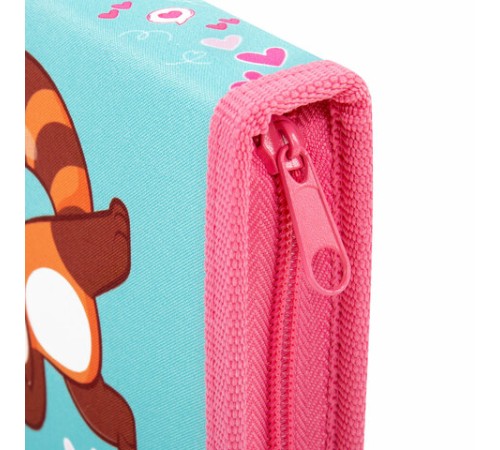 Пенал ПИФАГОР, 1 отделение, полиэстер, 19х13 см, 