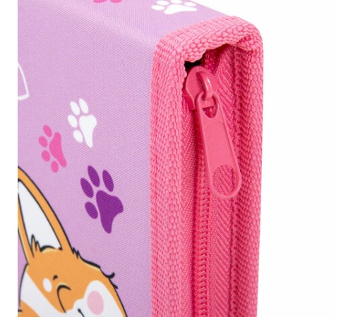 Пенал ПИФАГОР, 1 отделение, полиэстер, 19х13 см, 