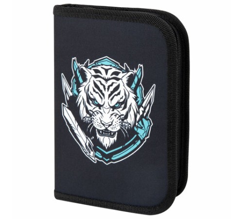 Пенал ПИФАГОР, 1 отделение, полиэстер, 19х13 см, 