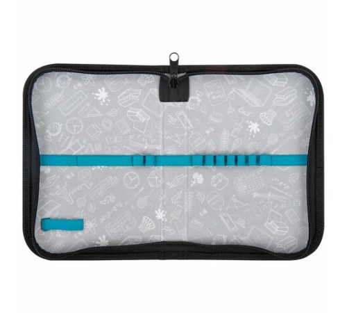 Пенал ПИФАГОР, 1 отделение, полиэстер, 19х13 см, 