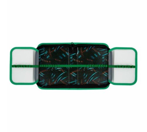 Пенал ПИФАГОР, 1 отделение, 2 откидные планки, полиэстер, 20х14 см, 