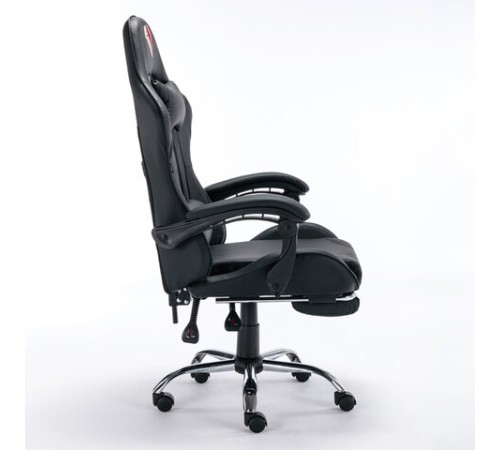 Кресло компьютерное BRABIX "Dexter GM-135", подножка, две подушки, экокожа, черное, 532800 Кресло компьютерное BRABIX "Dexter GM-135", подножка, две подушки, экокожа, черное, 532800