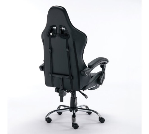 Кресло компьютерное BRABIX "Dexter GM-135", подножка, две подушки, экокожа, черное, 532800 Кресло компьютерное BRABIX "Dexter GM-135", подножка, две подушки, экокожа, черное, 532800