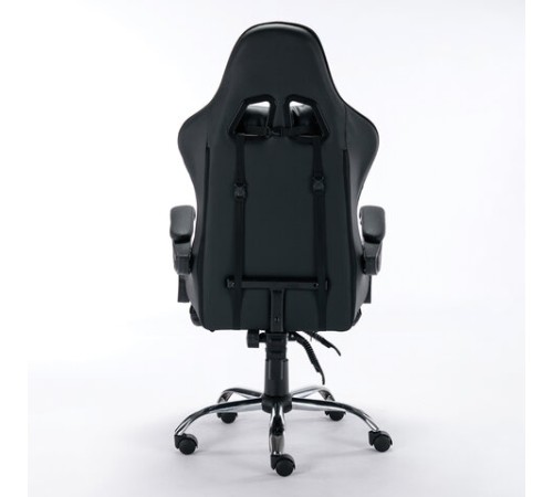 Кресло компьютерное BRABIX "Dexter GM-135", подножка, две подушки, экокожа, черное, 532800 Кресло компьютерное BRABIX "Dexter GM-135", подножка, две подушки, экокожа, черное, 532800