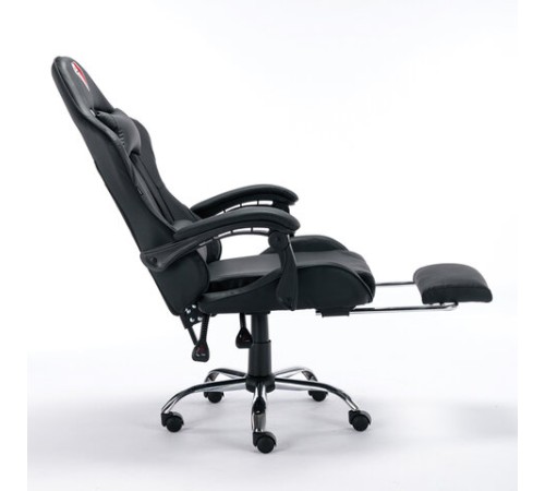 Кресло компьютерное BRABIX "Dexter GM-135", подножка, две подушки, экокожа, черное, 532800 Кресло компьютерное BRABIX "Dexter GM-135", подножка, две подушки, экокожа, черное, 532800