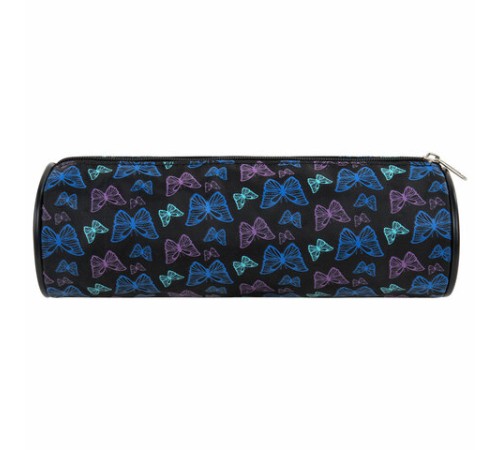 Пенал-косметичка BRAUBERG, Butterflies, черный, 20х7х7см, 272296