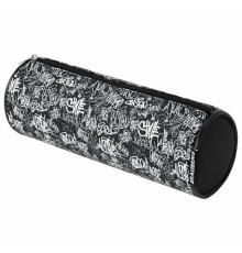 Пенал-косметичка BRAUBERG, Graffiti, черный, 20х7х7см, 272297