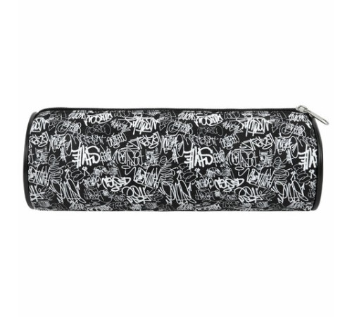 Пенал-косметичка BRAUBERG, Graffiti, черный, 20х7х7см, 272297