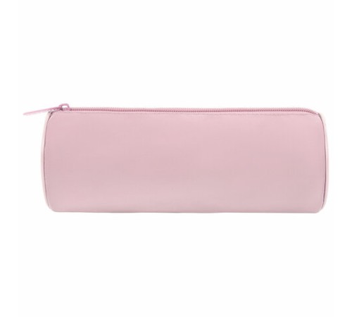 Пенал-тубус BRAUBERG, с эффектом Soft Touch, мягкий, пастельно-розовый, 22х8 см, 272299
