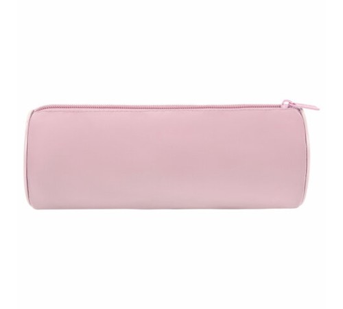Пенал-тубус BRAUBERG, с эффектом Soft Touch, мягкий, пастельно-розовый, 22х8 см, 272299
