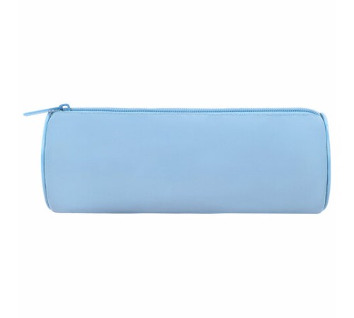 Пенал-тубус BRAUBERG, с эффектом Soft Touch, мягкий, пастельно-голубой, 22х8 см, 272300