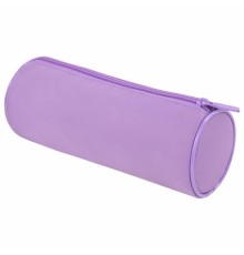Пенал-тубус BRAUBERG, с эффектом Soft Touch, мягкий, пастельно-фиолетовый, 22х8 см, 272301