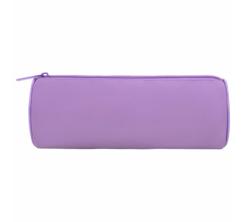 Пенал-тубус BRAUBERG, с эффектом Soft Touch, мягкий, пастельно-фиолетовый, 22х8 см, 272301