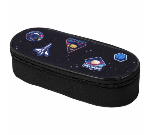 Пенал-футляр BRAUBERG, 1 отделение, органайзер, полиэстер, 22x9х5 см, 