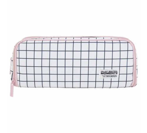 Пенал-органайзер BRAUBERG, 2 откидные планки, полиэстер, 23x9х7 см, 