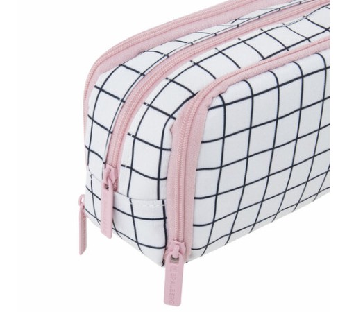 Пенал-органайзер BRAUBERG, 2 откидные планки, полиэстер, 23x9х7 см, 