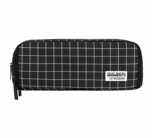 Пенал-органайзер BRAUBERG, 2 откидные планки, полиэстер, 23x9х7 см, 