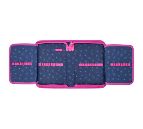 Пенал BRAUBERG, 1 отделение, 2 откидные планки, полиэстер, 21х14 см, Cute fox, 272318