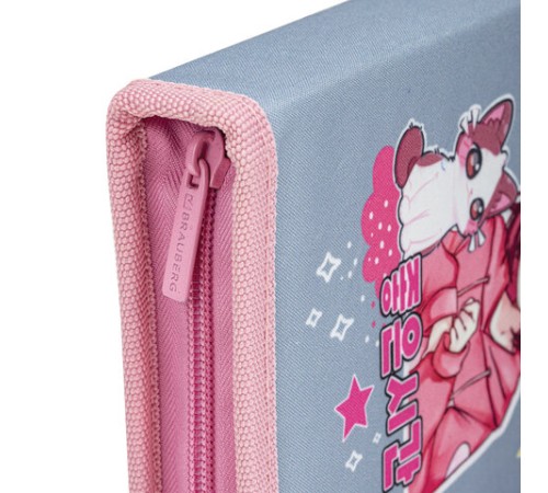 Пенал BRAUBERG, 1 отделение, 2 откидные планки, полиэстер, 21х14 см, 