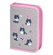 Пенал BRAUBERG, 1 отделение, полиэстер, 21х14 см, 