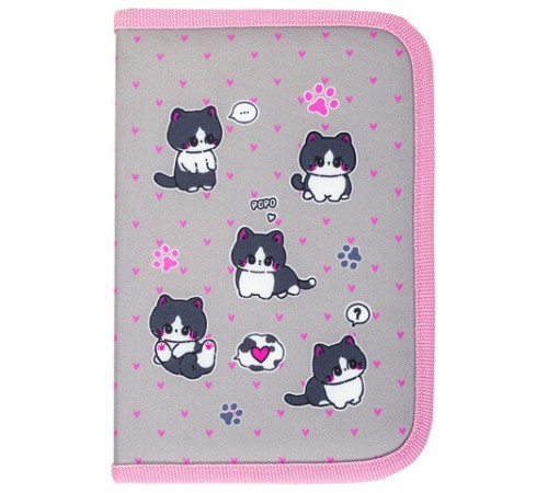 Пенал BRAUBERG, 1 отделение, полиэстер, 21х14 см, 