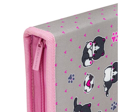 Пенал BRAUBERG, 1 отделение, полиэстер, 21х14 см, 