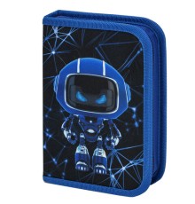 Пенал BRAUBERG, 1 отделение, полиэстер, 21х14 см, 