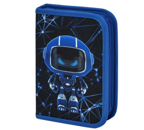 Пенал BRAUBERG, 1 отделение, полиэстер, 21х14 см, 