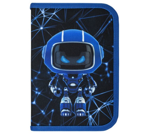 Пенал BRAUBERG, 1 отделение, полиэстер, 21х14 см, 