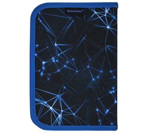 Пенал BRAUBERG, 1 отделение, полиэстер, 21х14 см, 