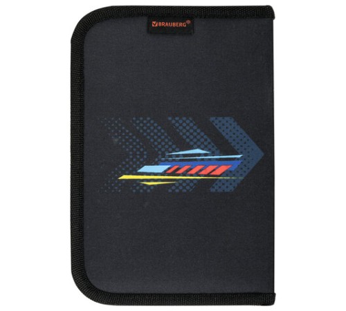 Пенал BRAUBERG, 1 отделение, полиэстер, 21х14 см, 
