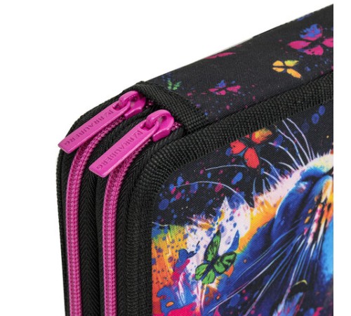 Пенал BRAUBERG, 2 отделения, полиэстер, 21х14 см, 